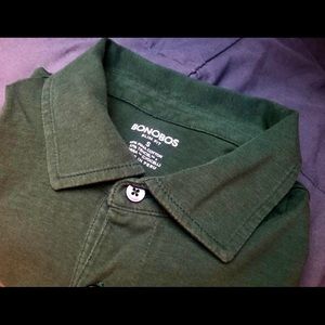 Bonobos Men’s Green Polo - M